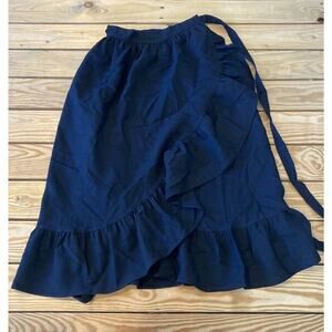 RT II Vintage Wrap Skirt Size 9/10 Women’s Black